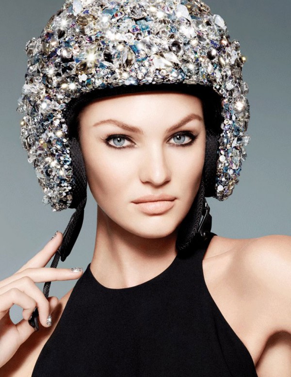 Candice Swanepoel is a new face of Swarovski's spring/summer 2013 campaign