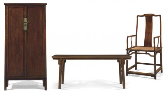 13 Pieces of Fine Huanghuali Furniture at Christie’s New York