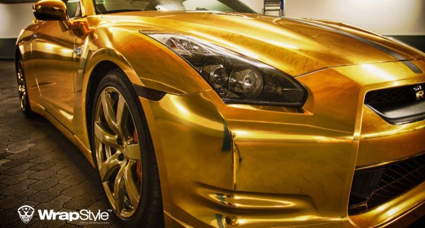Nissan GT-R Gold Edition by WrapStyle