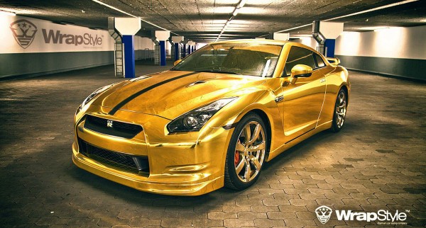 Nissan GT-R Gold Edition by WrapStyle