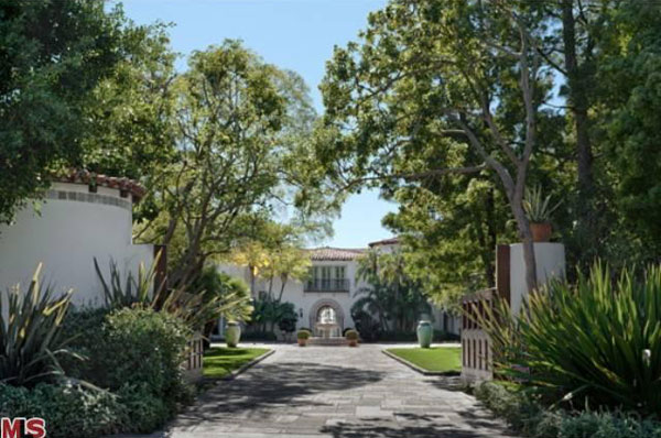 Sultan of Brunei's Former Spanish Colonial Estate in Beverly Hills