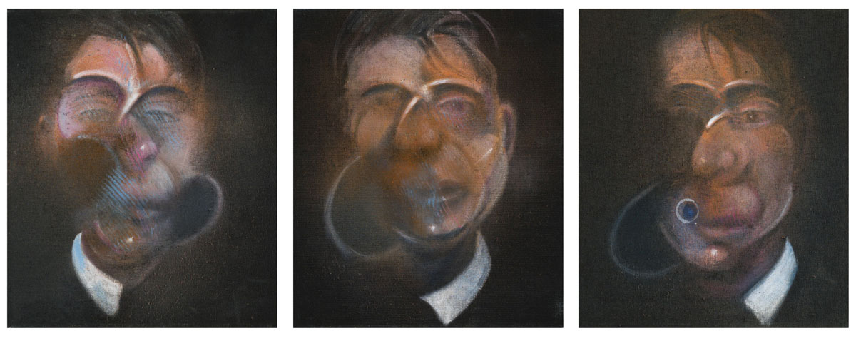 Three Studies for a Self-Portrait by Francis Bacon