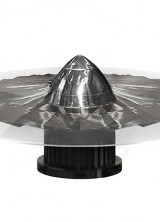 Turbine Table by Lancelot Lancaster White - World's Most Powerful Round Table