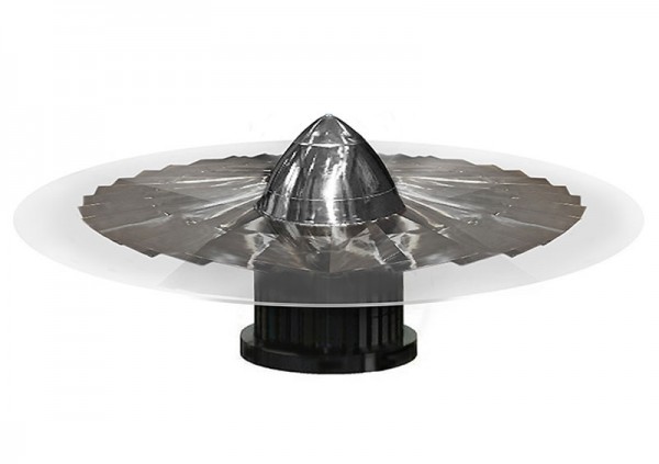 Turbine Table by Lancelot Lancaster White  - World's Most Powerful Round Table
