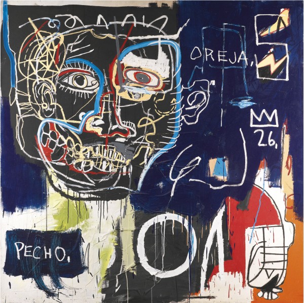 Untitled (Pecho/Oreja) by Jean-Michel Basquiat