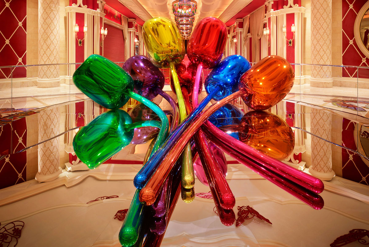 As part of the resorts continued commitment and appreciation of public art, Wynn Las Vegas unveils Tulips by Jeff Koons