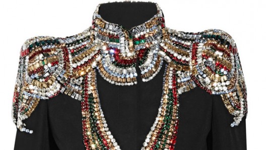 Swarovski Crystal-embellished Twill Jacket by Alexander McQueen