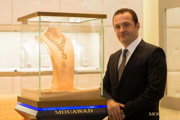 Pascal Mouawad  display the Mouawad L’Incomparable Diamond Necklace at the exhibition