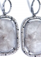 Susan Foster's Diamond Slice and Micro Pavé Earrings