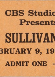 unused VIP ticket to a taping of The Ed Sullivan Show