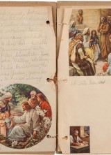 Neil Armstrong's Childhood Homework: Signed Handmade Booklet about the Life of Christ
