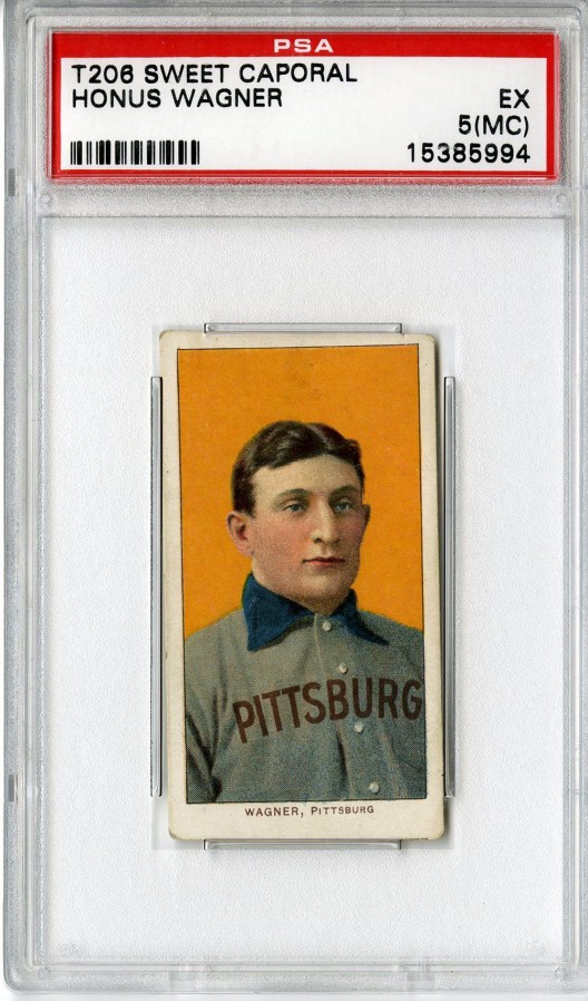 The 1909 T206 White Border Honus Wagner The Jumbo Wagner Baseball Card