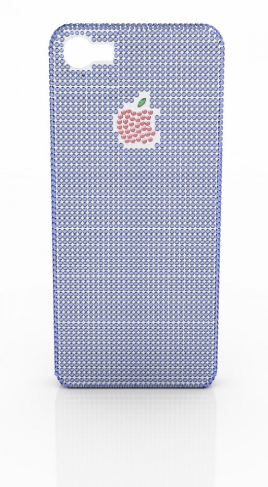$100,000 iPhone 5 Case with Sapphire and Rubies