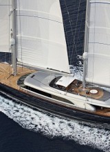 Melek is the ninth yacht delivered in Perini Navi’s 56 meters series. and the fiftieth yacht overall produced by Perini Navi since its foundation in 1983