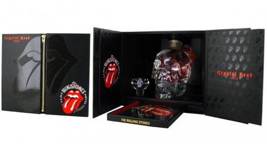 Crystal Head Vodka, founded by Dan Akroyd  has teamed up with the Rolling Stones to commemorate the bands 50th anniversary