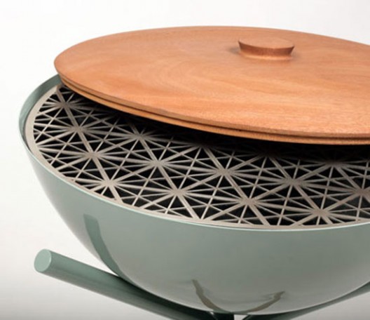 This barbecue by Barcelona designers Mermeladaestudio will char your food with geometric patterns.