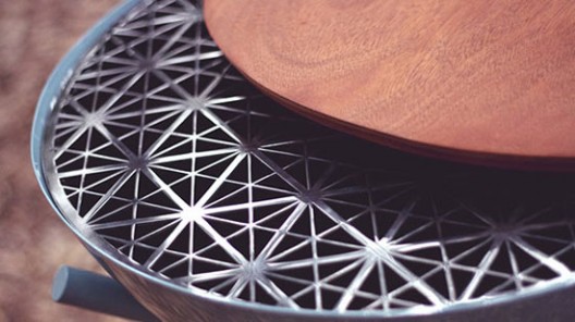 This barbecue by Barcelona designers Mermeladaestudio will char your food with geometric patterns.