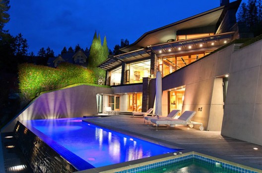 A Modern Contemporary Masterpiece on the Waterfront in West Vancouver Offered at $24.8 Million