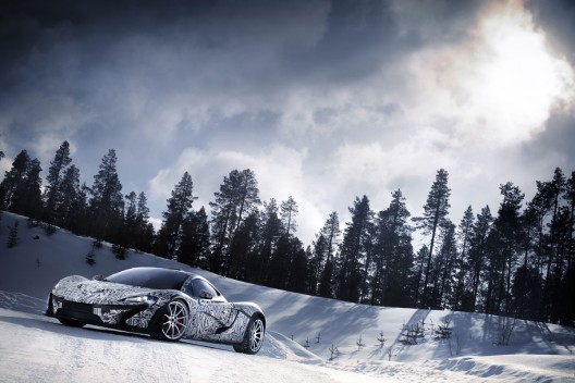 McLaren P1 Winter Testing in Sweden