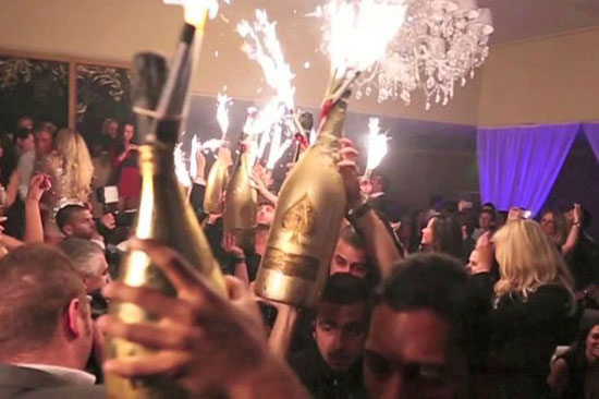 British Millionaire Spleshed Out £330,000 on Armand de Brignac Brut Gold Dynastie Collection of Champagne