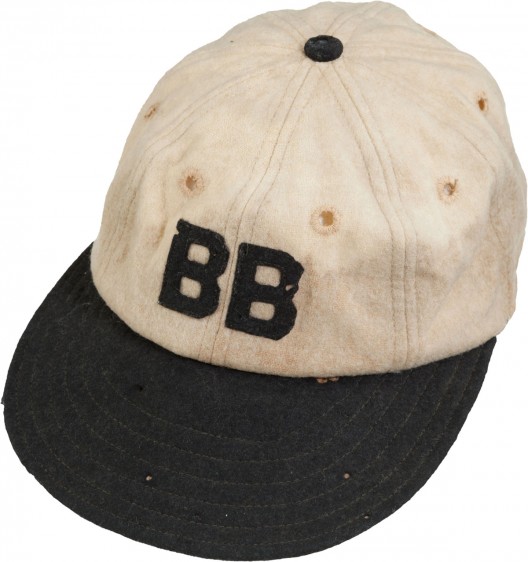 1927-28 Babe Ruth Game Worn "Bustin' Babes" Barnstorming Cap