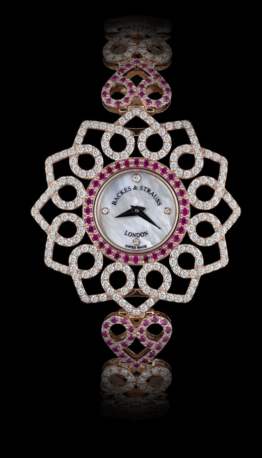 Backes and Strauss, founded in 1789 and is the worlds oldest diamond company, and they joined the Only Watch auction 2013 with its new masterpiece, the Victoria Princess Red Heart watch.
