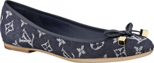 Louis Vuittons Monogram Denim Footwear Summer 2013 Collection is the casual yet elegant line of denim-inspired thongs, pumps, sandals and wedges