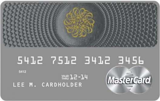 Diamond Embedded QNB Private World Elite MasterCard Credit Card in the Middle East and Africa Region.