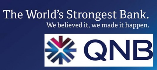 Diamond Embedded QNB Private World Elite MasterCard Credit Card in the Middle East and Africa Region.