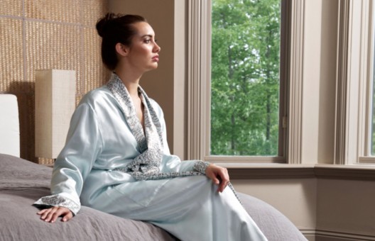 Luxury Robe & Dressing Gown Designer SoffiaB has unveiled the Summer 2013 Delphine Collection