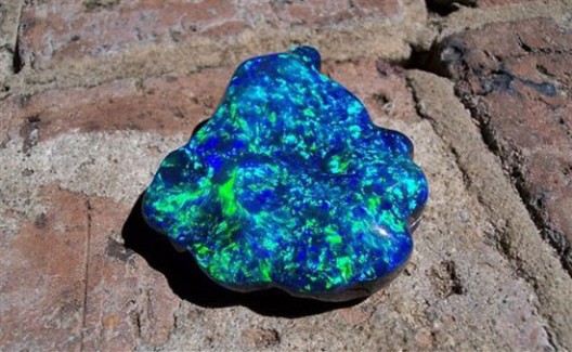 Nicknamed the Royal One, the opal was discovered in Lightning Ridge, Australia  the only place in the world known to produce the highly coveted black opal