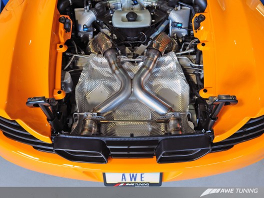AWE Tuning First To Engineer 200 CPSI Catalyst Solution For McLaren MP4-12C, Uses HJS
