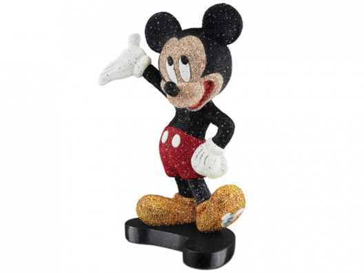 Limited Edition Swarovski studded Mickey and Minnie Mouse