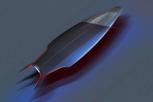 French company Peugeot presented GTi a surfboard