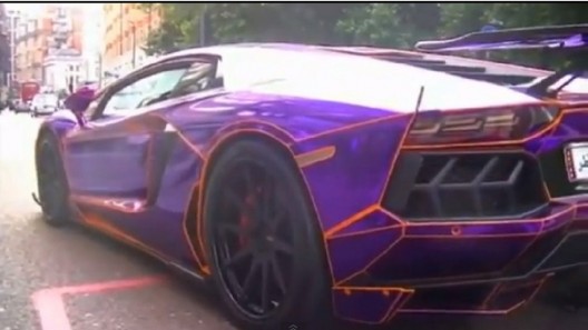 Aventador confiscated by the police in London because the car was not insured