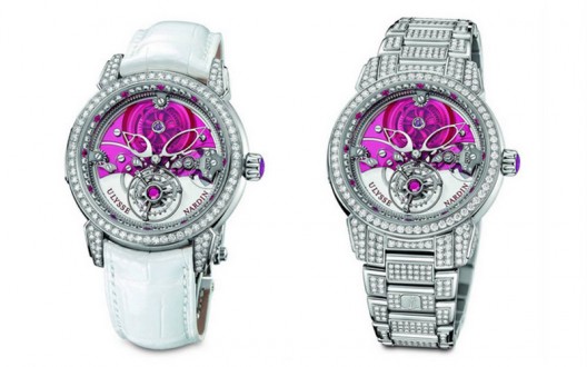 Ulysse Nardin has introduced a new model of female watch of Tourbillon collection