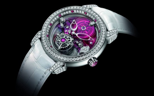 Ulysse Nardin has introduced a new model of female watch of Tourbillon collection