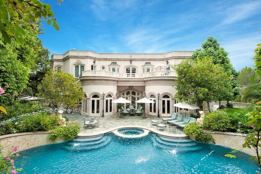 French Baroque Beverly Hills Chateau