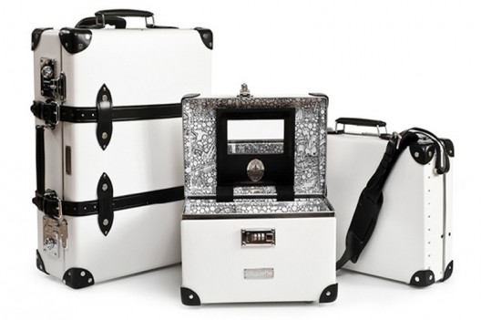 Globe-Trotter White Collection Of Luggage Cases