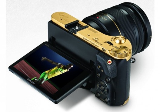 Gold-plated Samsung NX300 camera goes on sale