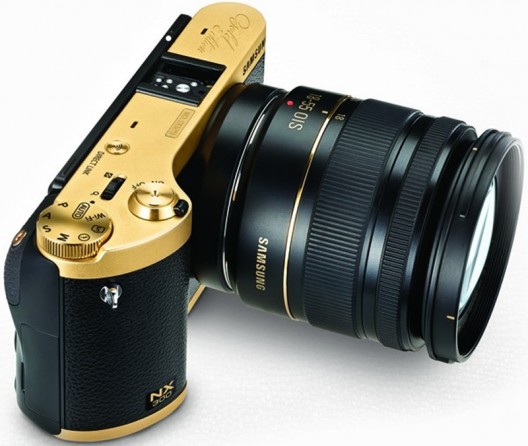 Gold-plated Samsung NX300 camera goes on sale