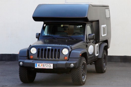 The Jeep Action Camper is an expedition ready slide-on camper developed for two passengers