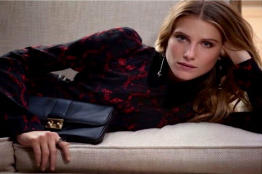 American Dree Hemingvey is the model of Louis Vuitton Fall / Winter 2013 collection of shoes