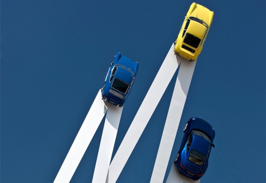 Celebrating The Iconic Porsche 911 Car Model: Sky-High Sculpture By Gerry Judah