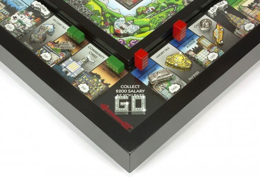 American pop artist Charles Fazzino gives the classic Monopoly board game an NYC-themed 3D facelift