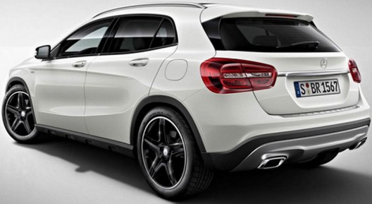 Mercedes has presented a serial GLA at the Motor Show in Frankfurt, and already appeared its Edition 1 series that will be offered in a limited edition