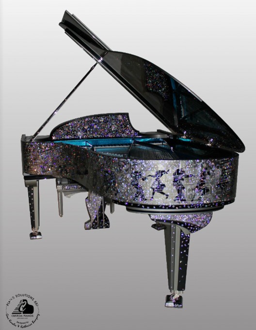 Piano Solutions XXI Launches Million Dollar Jeweled Piano