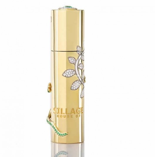 House of Sillage debuts limtied edition travel spray in a diamond encrusted solid gold case for $118,000