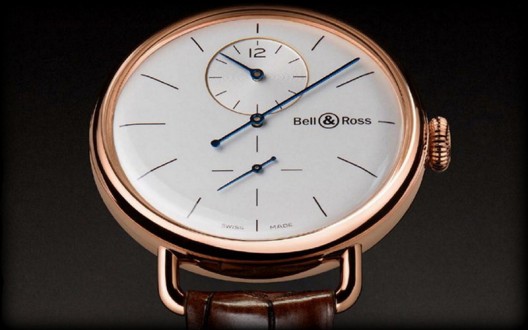 Bell And Ross Vintage WW1 Regulateur Pink Gold Watch
