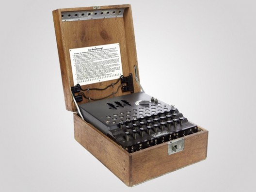 Extremely rare WWII German Enigma Enciphering Machine on sale at Bonhams
